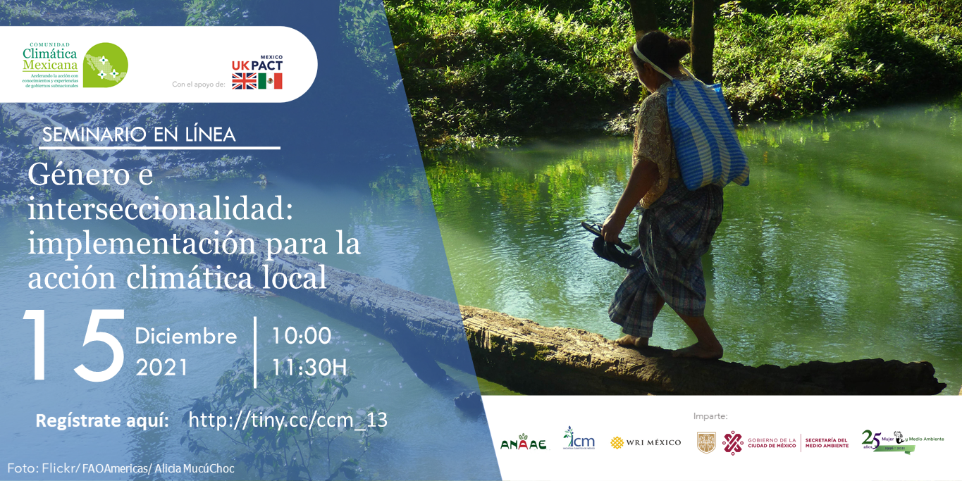 Género e interseccionalidad: implementación para la acción climática local