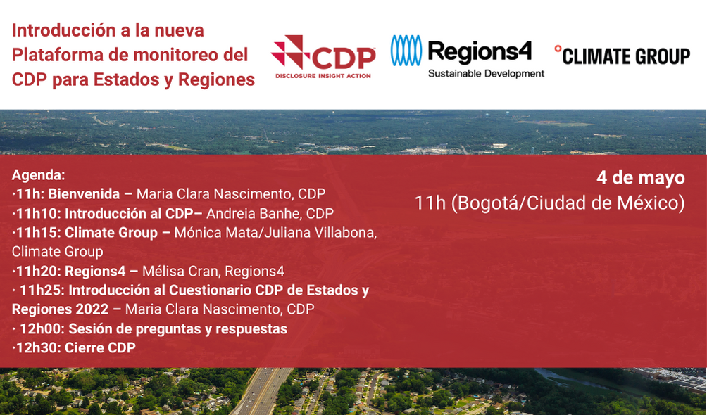 Monitoreo de estados y regiones: seminario de introducción a la nueva plataforma de CDP