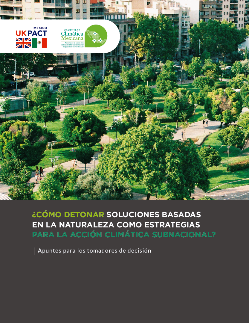 ¿Cómo detonar Soluciones basadas en la Naturaleza  como estrategia para la acción climática subnacional?