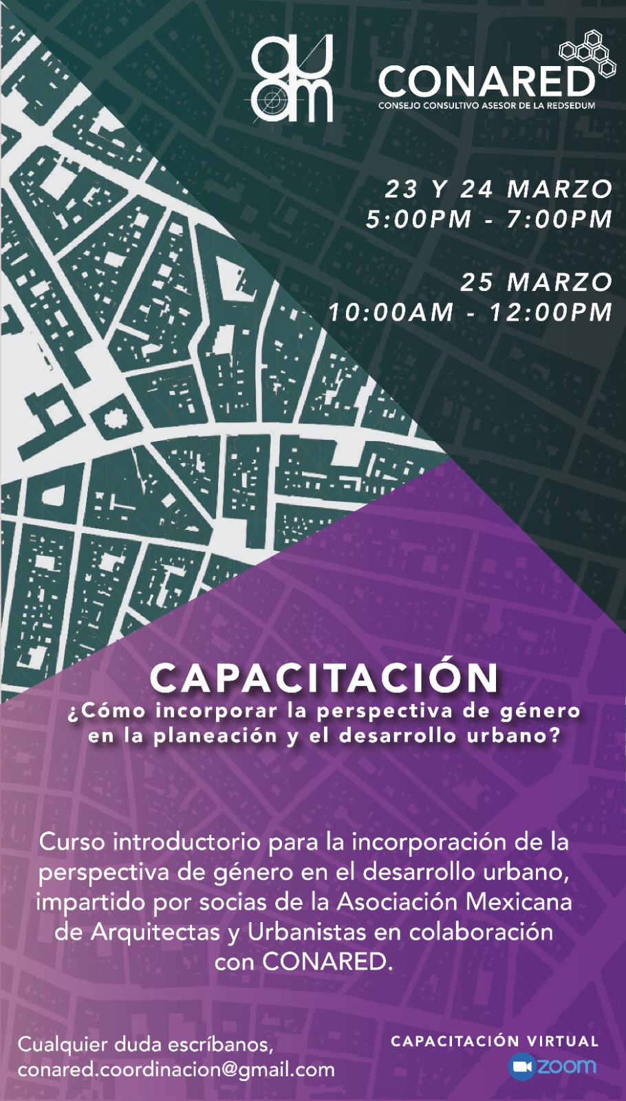 Capacitación | ¿Cómo integrar la perspectiva de género en la planeación y el desarrollo urbano?