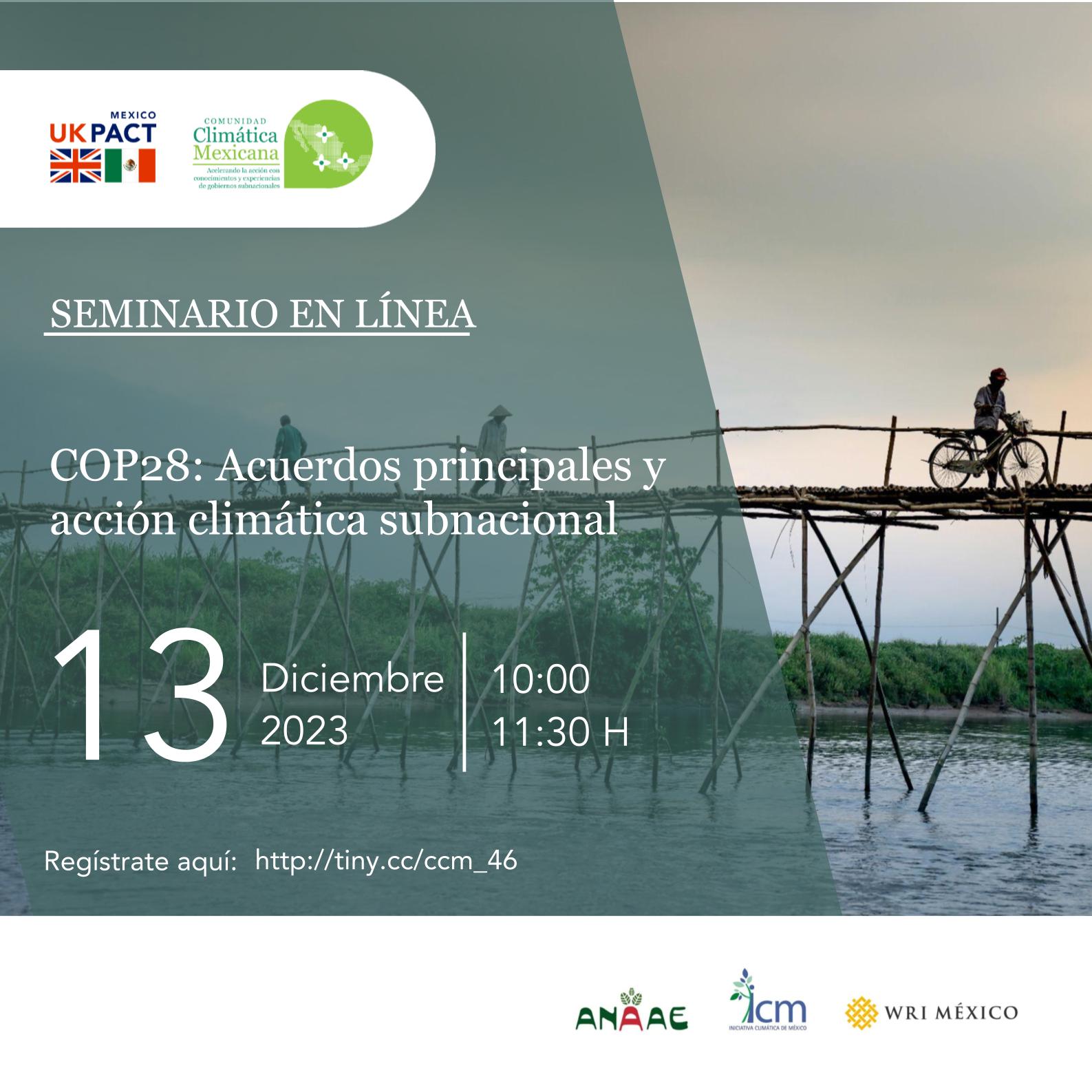 Acuerdos principales de la COP28 y su vínculo con la acción climática subnacional