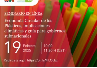Seminario 53: Economía circular de los plásticos, implicaciones y guía para gobiernos subnacionales